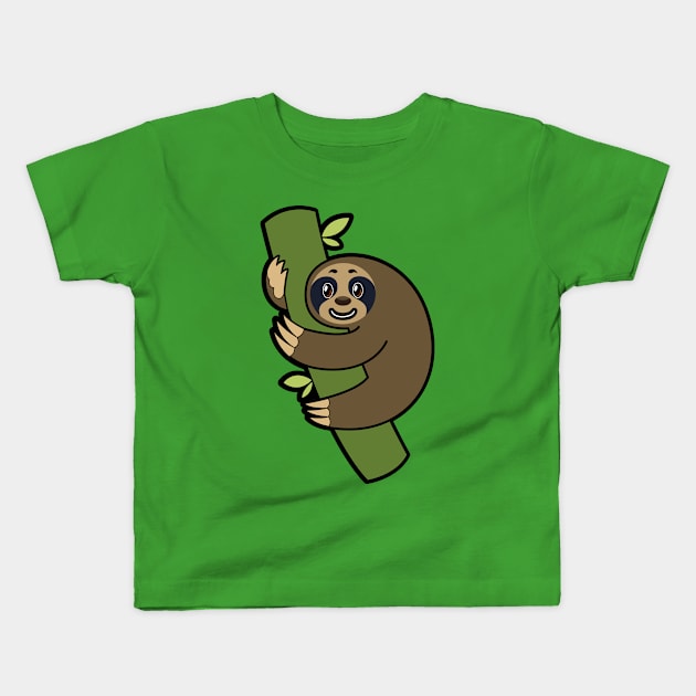 Sloth Kids T-Shirt by Rubtox